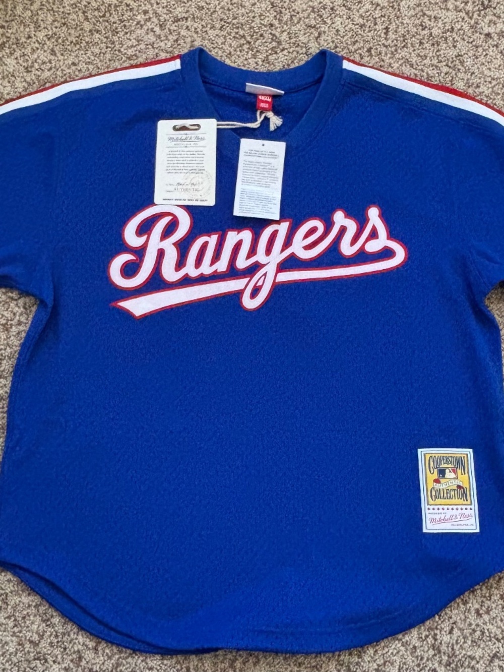 Mitchell & Ness Nolan Ryan Texas Rangers 1989 Authentic Cooperstown Collection M